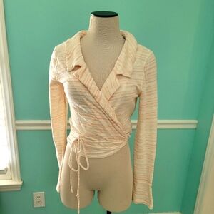 Free People "wrap" Top